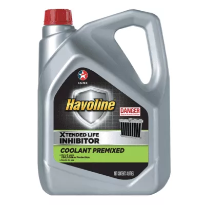 CALTEX HAVOLINE XLI PREMIXED COOLANT GREEN 4L