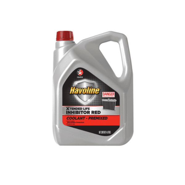 Caltex Havoline Premixed Coolant (Red) 4Ltr
