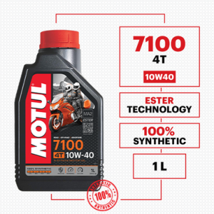 MOTUL 7100 4T 10W-40 FULL SYNTHETIC 1L